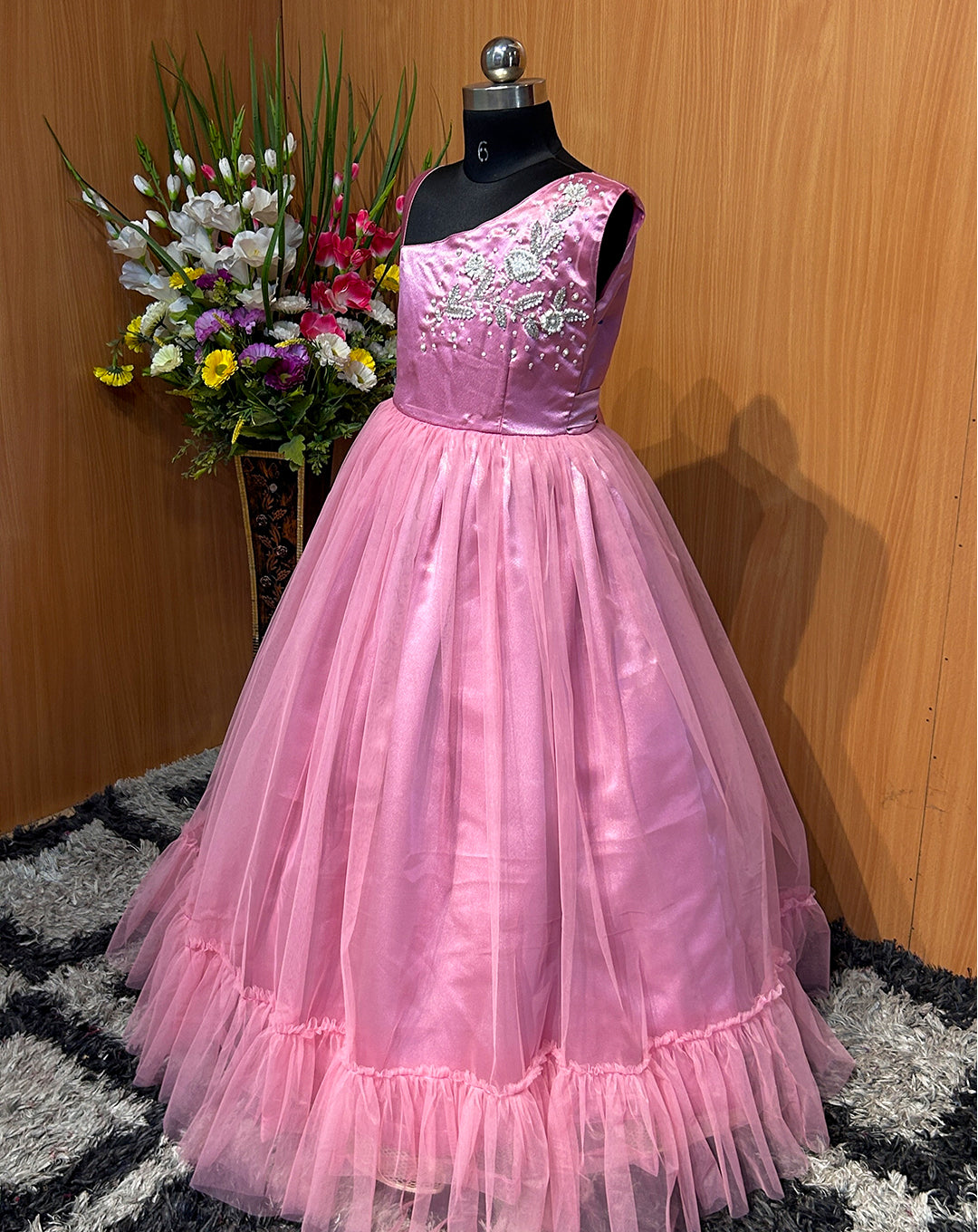 Hemqueen Babybliss Pink Tulle Gown - Dreamy Princess Dress for Magical Moments