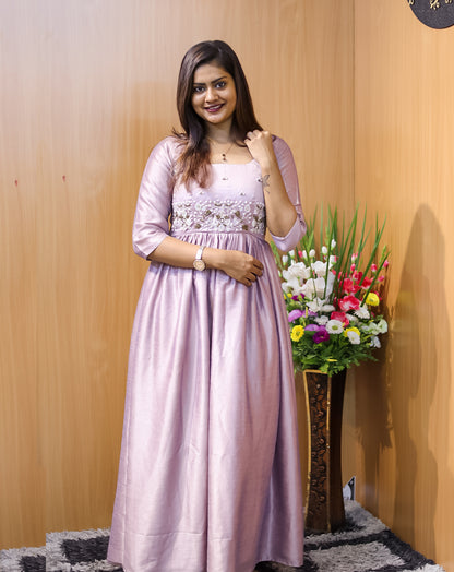 Elegant Green Puff Sleeve Gown – Hemqueen Custom Wear