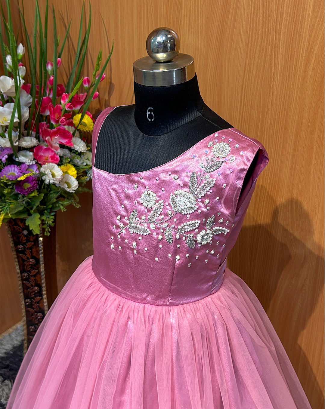 Hemqueen Babybliss Pink Tulle Gown - Dreamy Princess Dress for Magical Moments