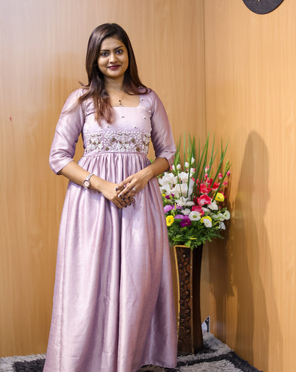 Elegant Green Puff Sleeve Gown – Hemqueen Custom Wear